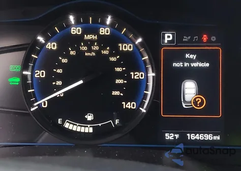 2017 Hyundai Ioniq Hybrid Blue from USA, damaged, VIN KMHC65LC8HU056864